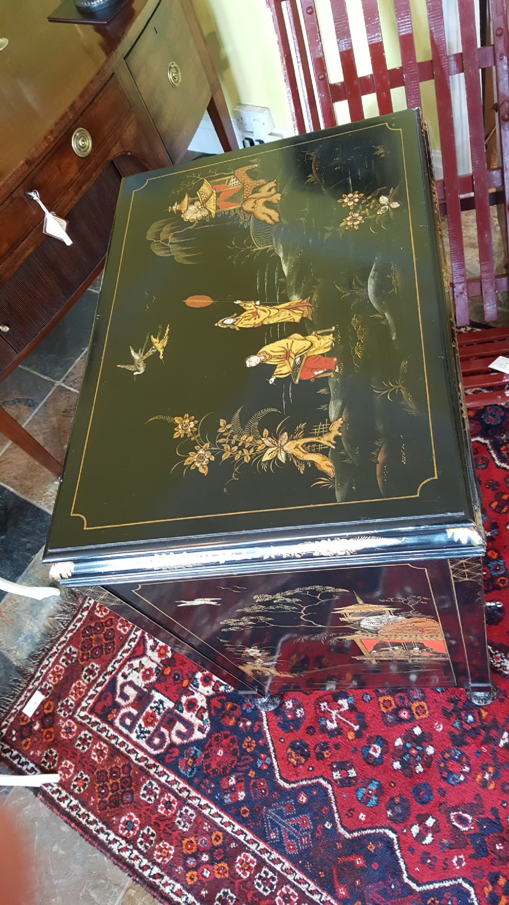 1920's Chinoiserie Cocktail Cabinet View IV