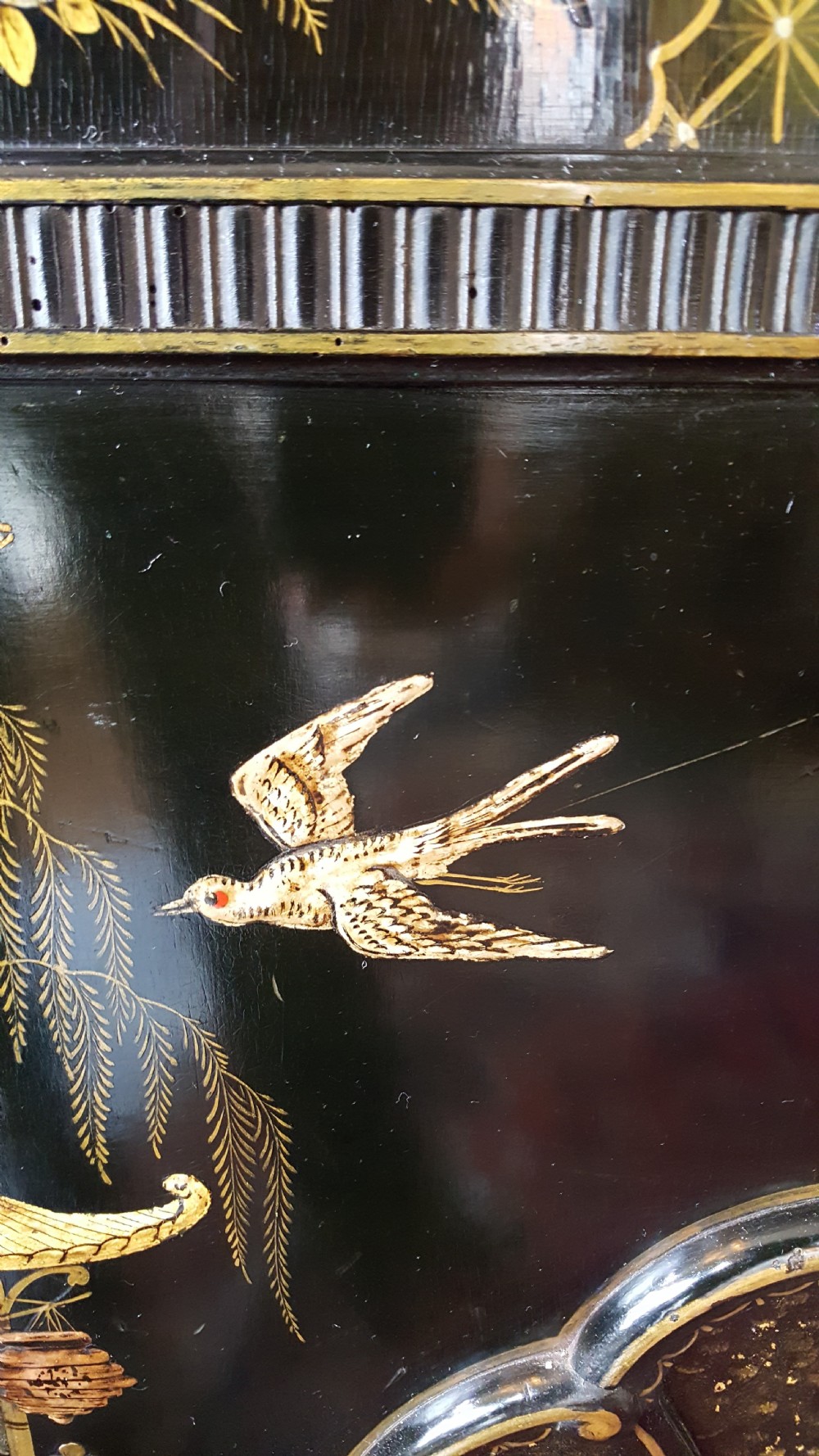 1920's Chinoiserie Cocktail Cabinet View X