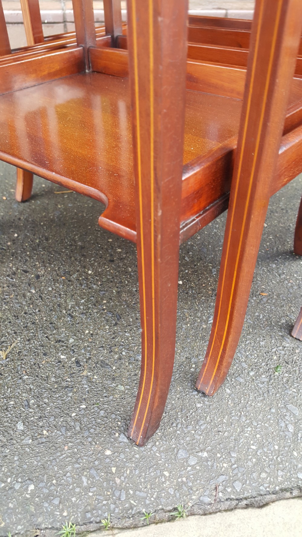 Edwardian Inlaid Mahogany Quartetto of Tables View V