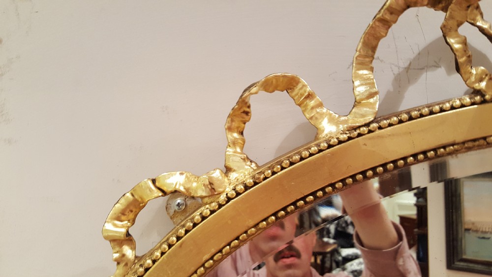 Late 19th Century Ribbon Tie Mirror View III