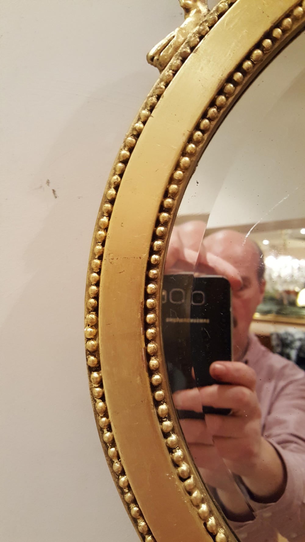 Late 19th Century Ribbon Tie Mirror View V