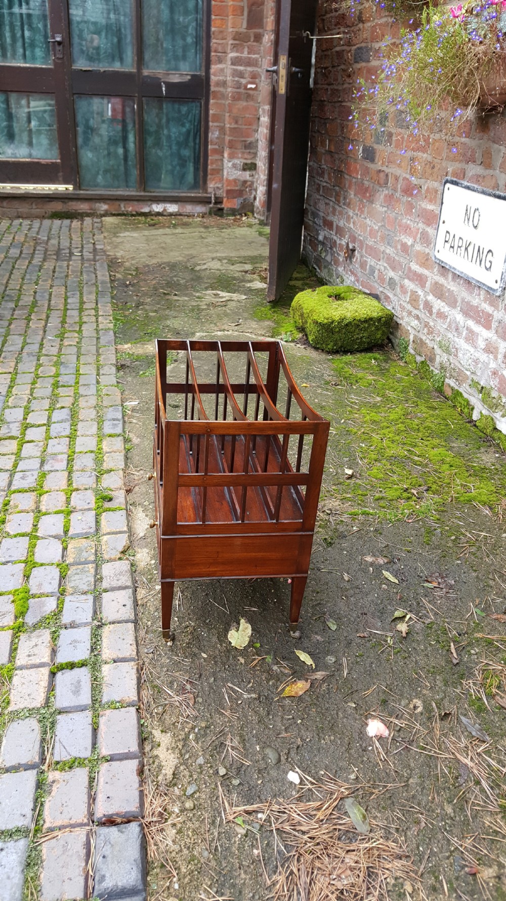 George III Mahogany Canterbury View V