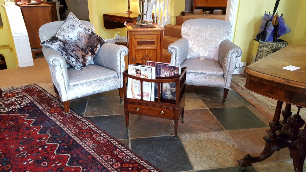 George III Mahogany Canterbury View VI