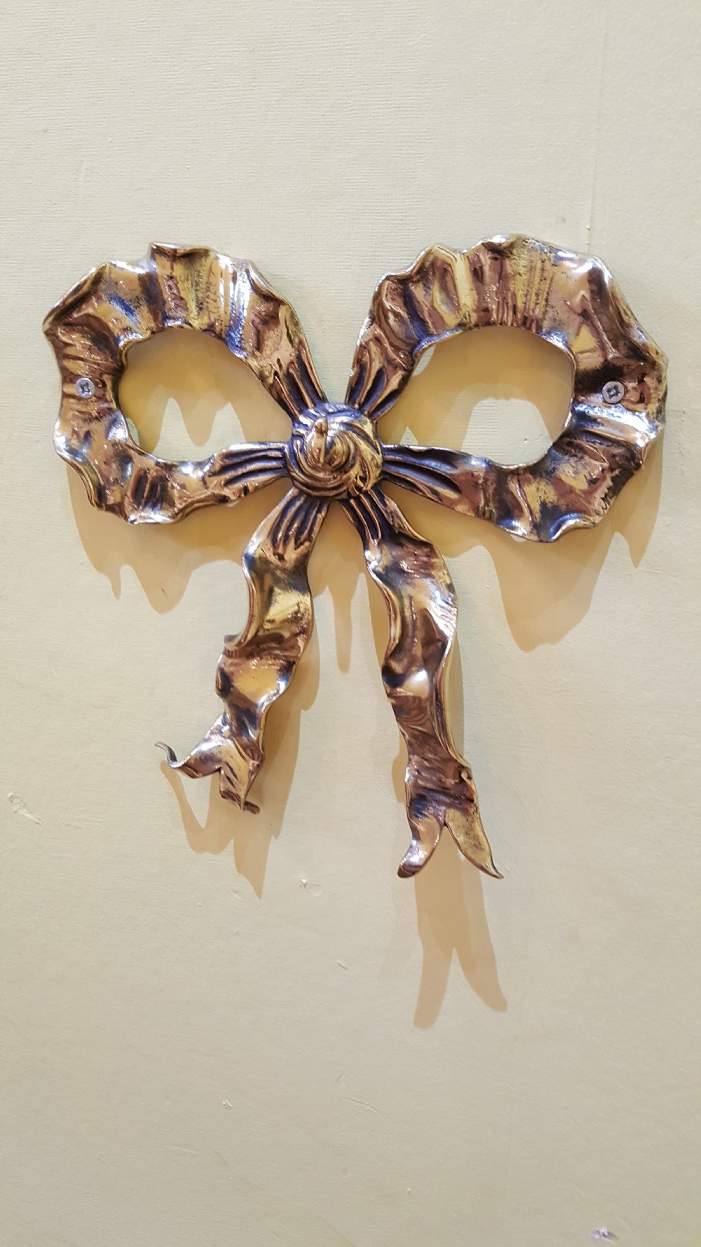 Set of 3 Victorian Brass Coat Hooks View IV