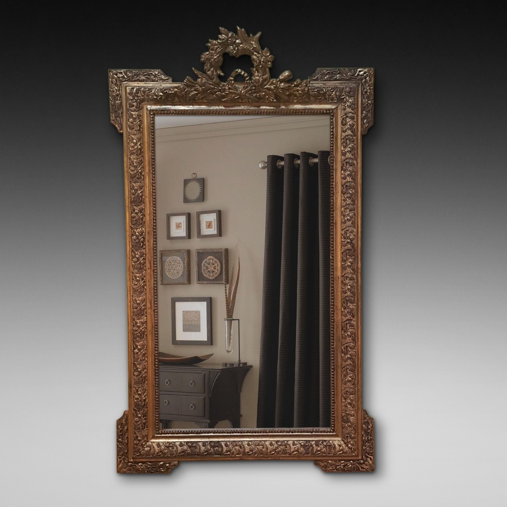 Edwardian Giltwood Wall Mirror