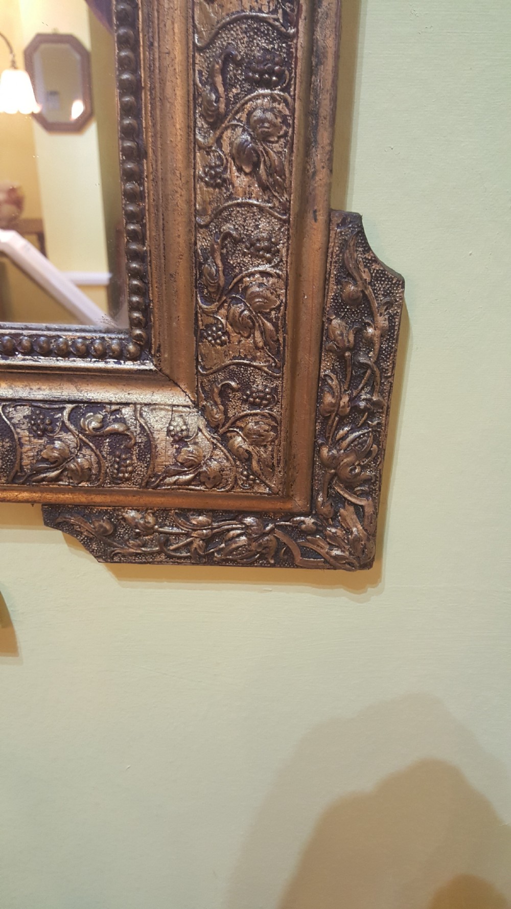 Edwardian Giltwood Wall Mirror View II