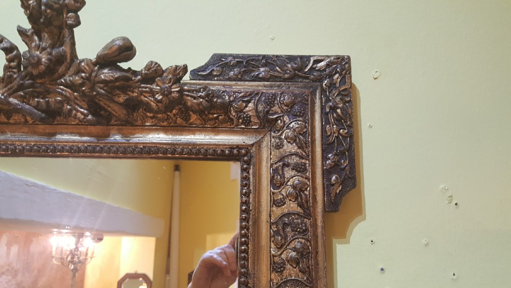Edwardian Giltwood Wall Mirror View IV