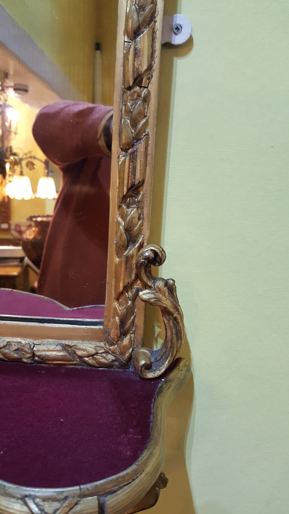 Victorian Giltwood Pier Mirror View V
