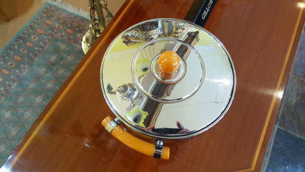 Chrome and Bakelite Art Deco Ice Buckect View III
