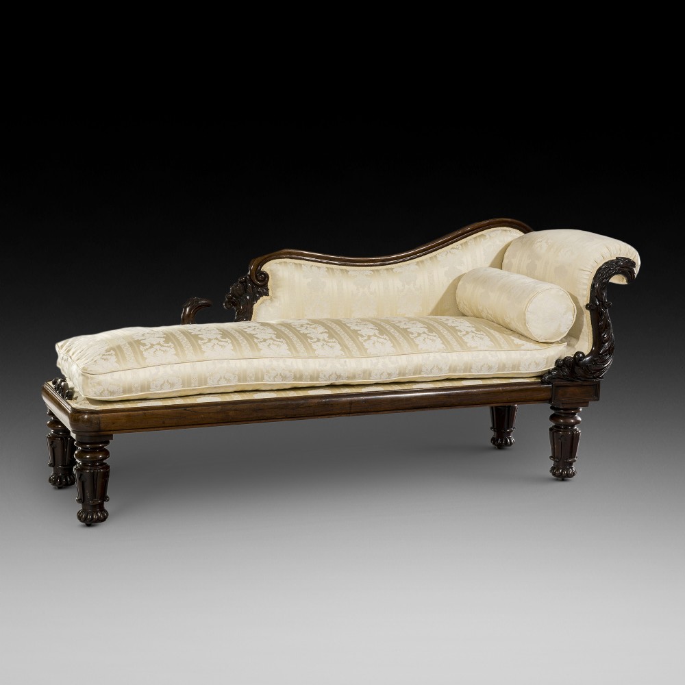 Willam IV Rosewood Chaise Lounge
