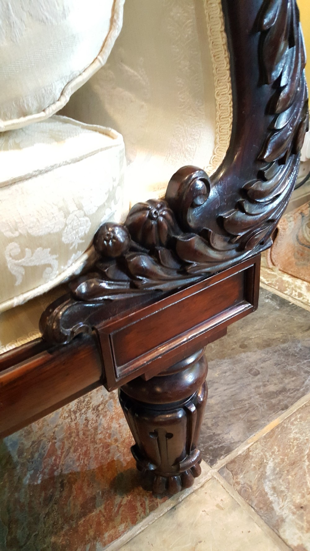 Willam IV Rosewood Chaise Lounge View IX