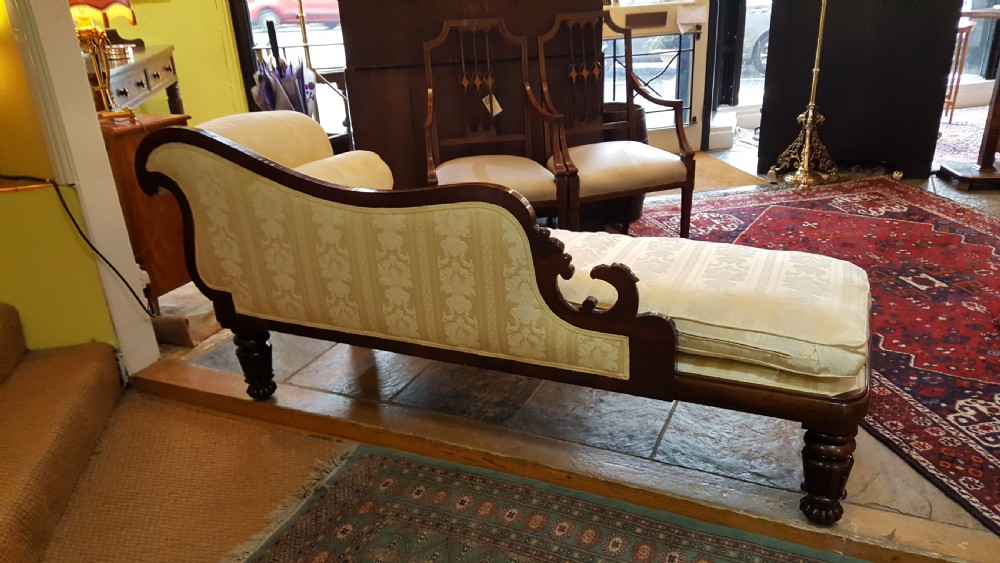 Willam IV Rosewood Chaise Lounge View XVII