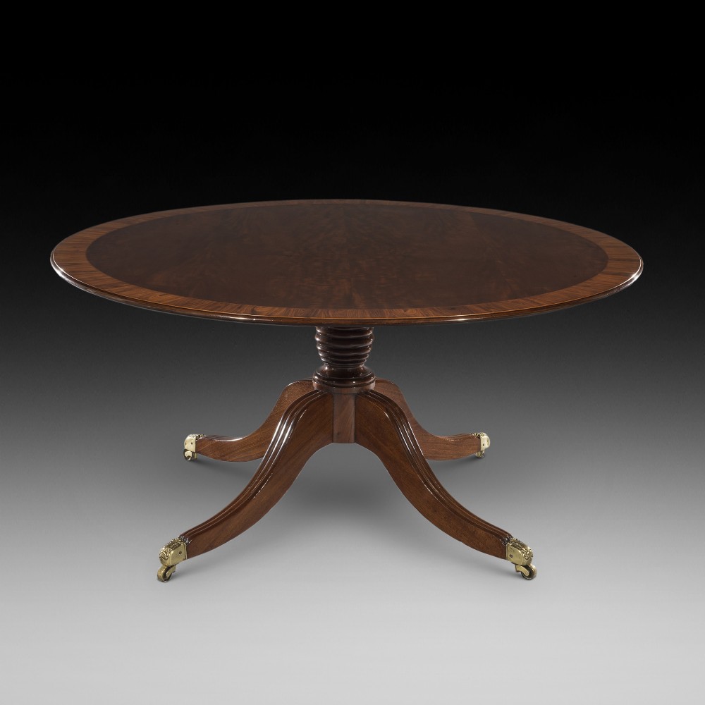 George IV Mahogany and Rosewood Banded Breakfast Table