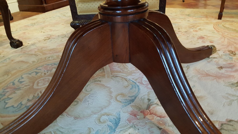 George IV Mahogany and Rosewood Banded Breakfast Table View IV