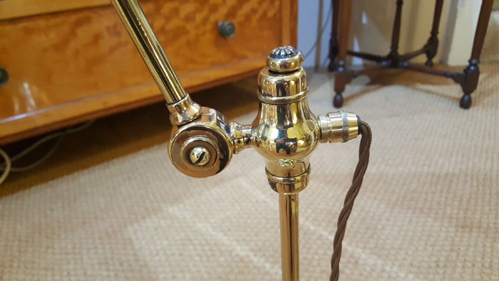 Edwardian Persian Influenced Pierced Brass Table Lamp View V