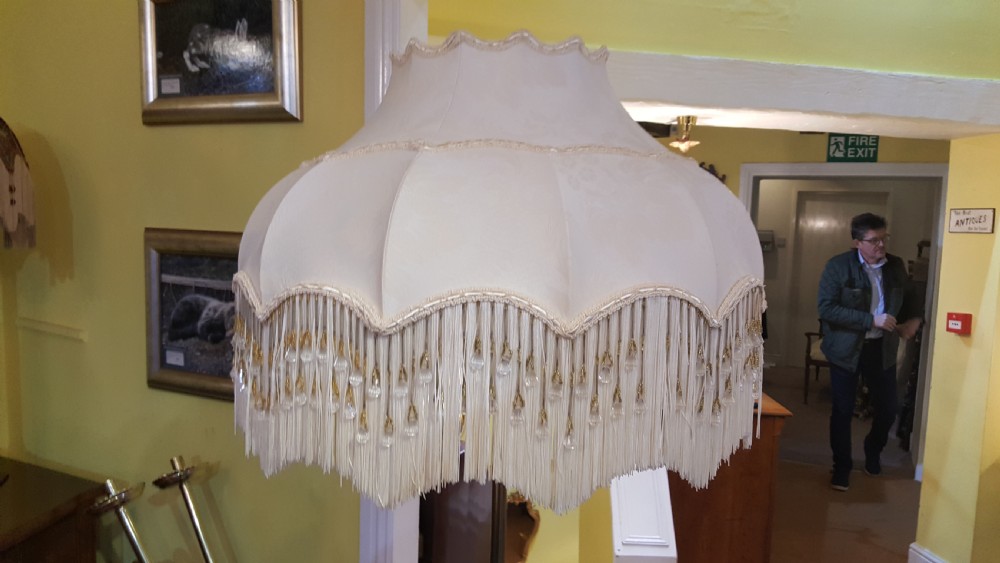 Aesthetic period brass standard lamp View II
