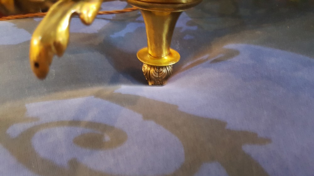 Late 19th Century Gilt Bronze Chandelier View VI