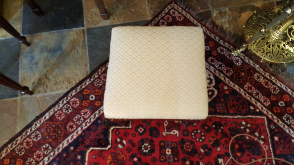 Early Victorian Mahogany Foot Stool  View II