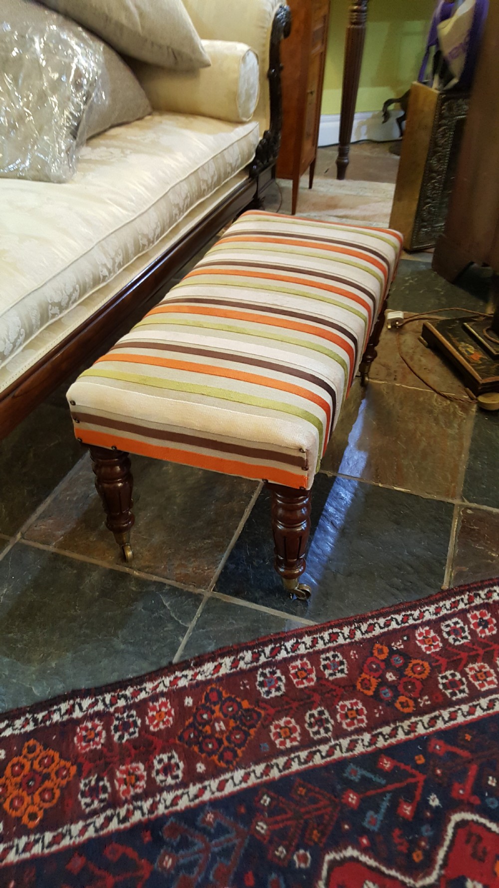 William IV Mahogany Foot Stool View IV