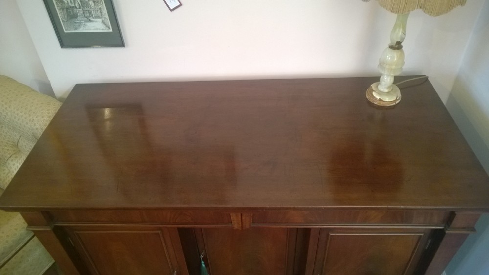 Georgian Cuban Mahogany Sideboard View VI