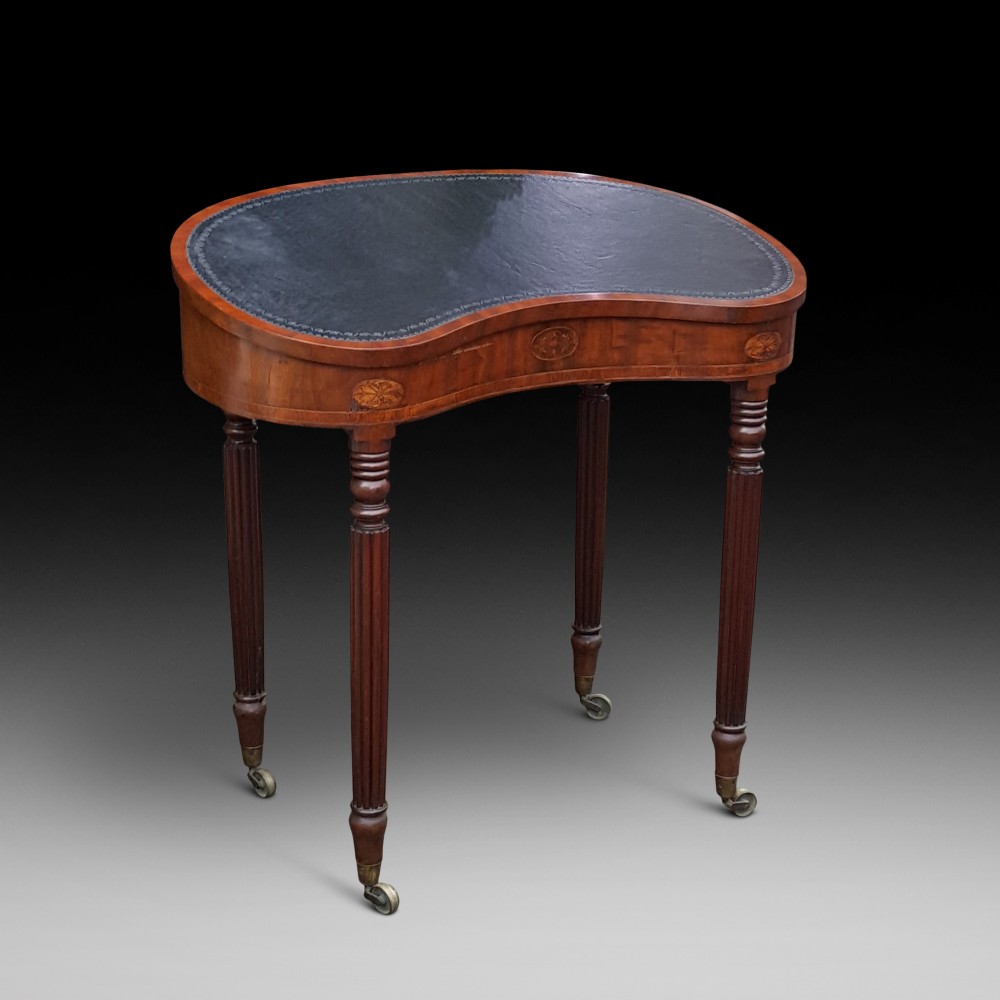 Gillows Kidney Shaped Sloped Desk