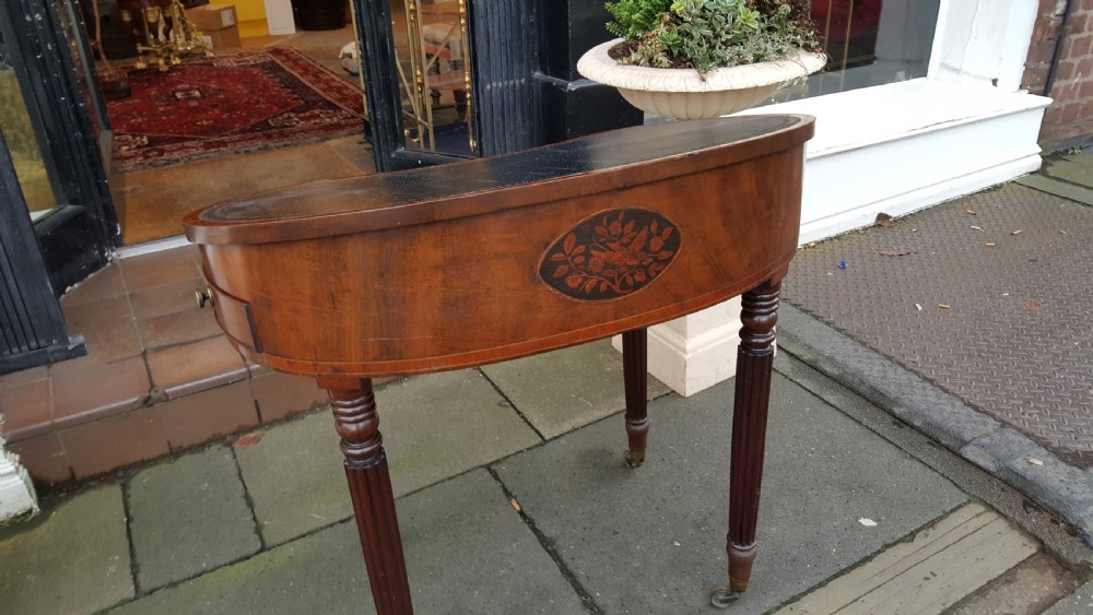 Gillows Kidney Shaped Sloped Desk View VII
