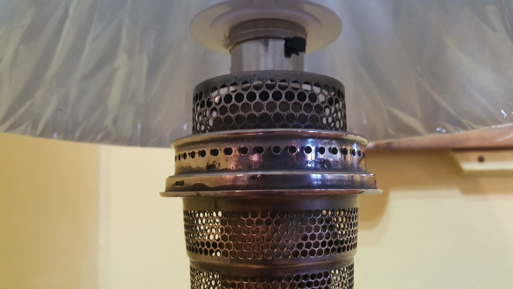 Pair of  Art Deco 1930's Chrome Parafin Lamps View VI