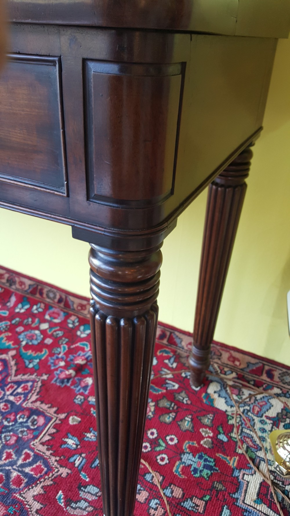 Regency Mahogany Console Table  View II
