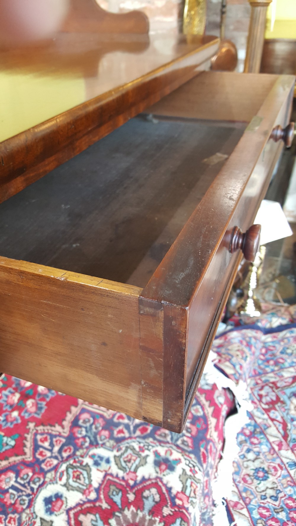 Regency Mahogany Console Table  View VI