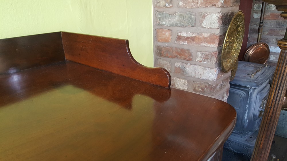 Regency Mahogany Console Table  View VII