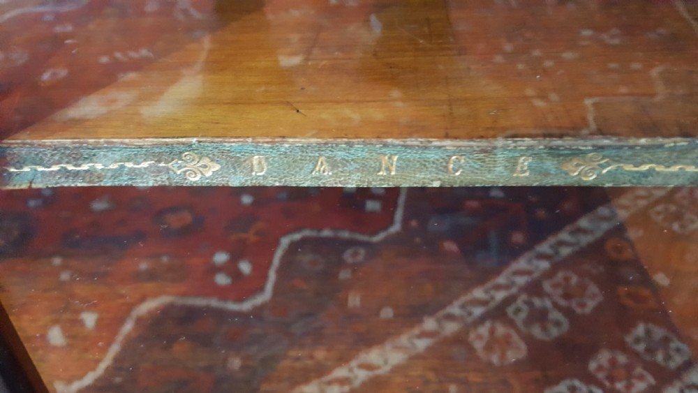 Late Victorian Amboyna and Ebonised Music Cabinet View VIII