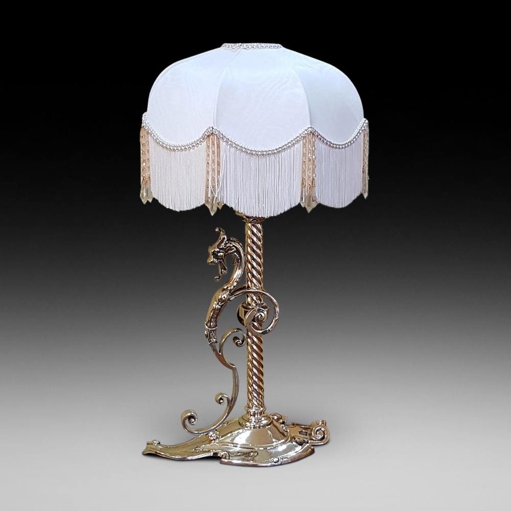 Victorian Brass Night Candle Stand