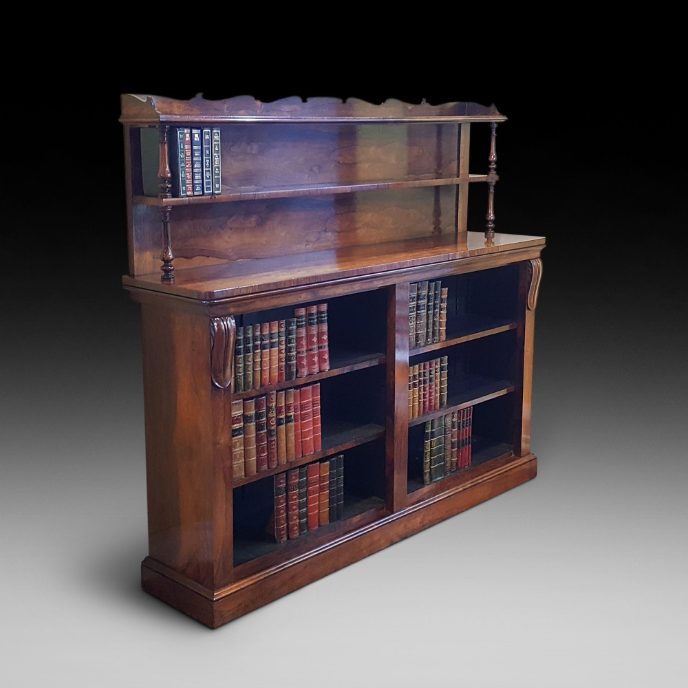 Regency Rosewood Library Bookcase