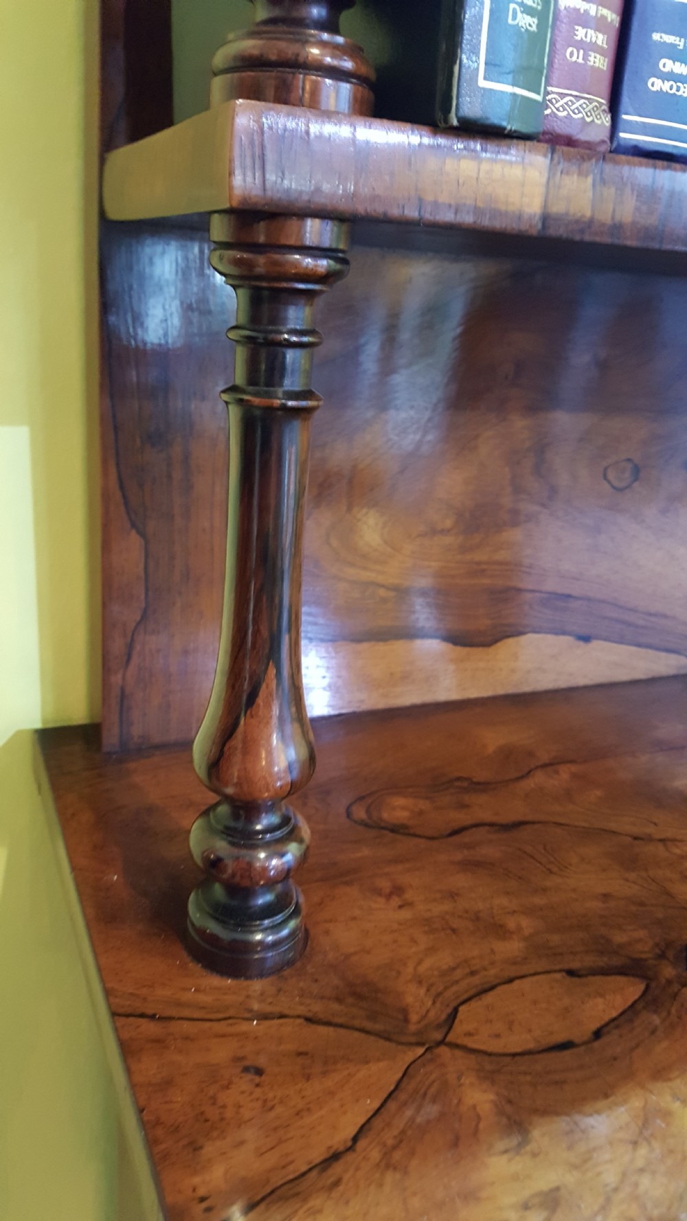 Regency Rosewood Library Bookcase View IV