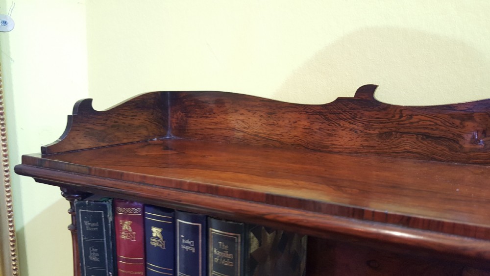 Regency Rosewood Library Bookcase View VI