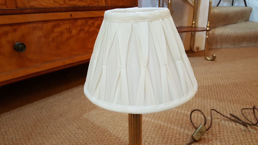 Edwardian Brass Table Lamp View II