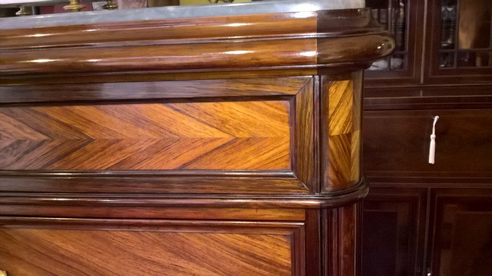 Late 19thC French Rosewood and Kingwood Semanier View III