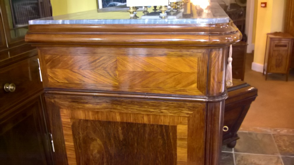 Late 19thC French Rosewood and Kingwood Semanier View VI