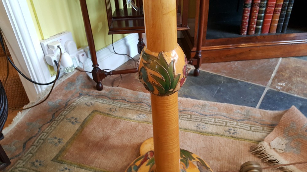 Art Deco Sycamore Standard Lamp  View V