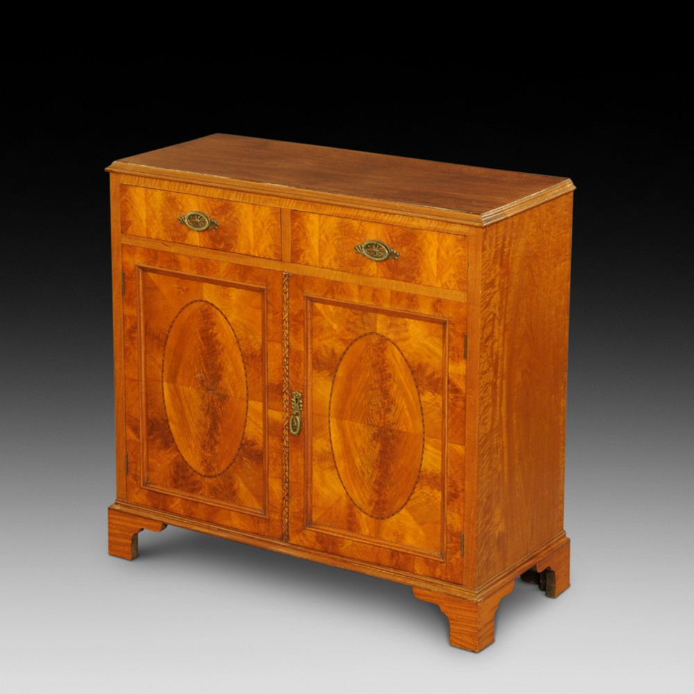 Late Victorian Satinwood Side Cabinet