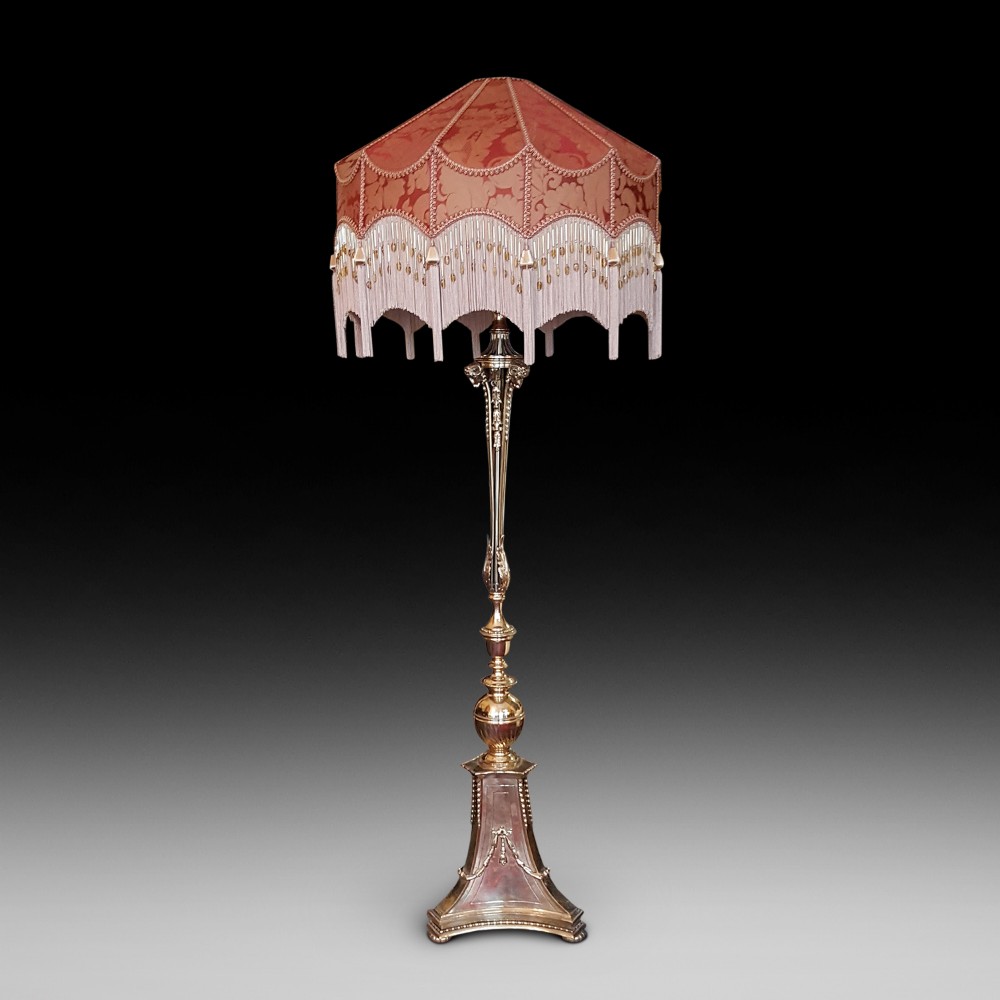 Edwardian Adam Revival Standard Lamp