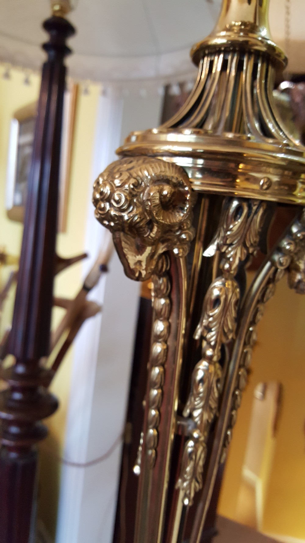 Edwardian Adam Revival Standard Lamp View IV