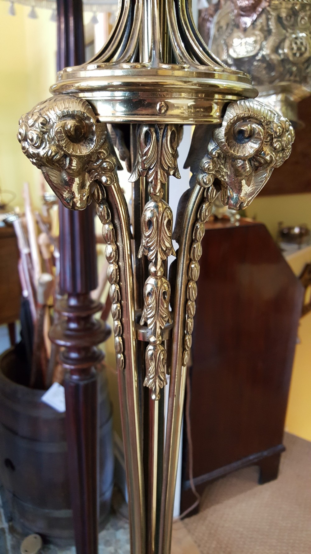 Edwardian Adam Revival Standard Lamp View V