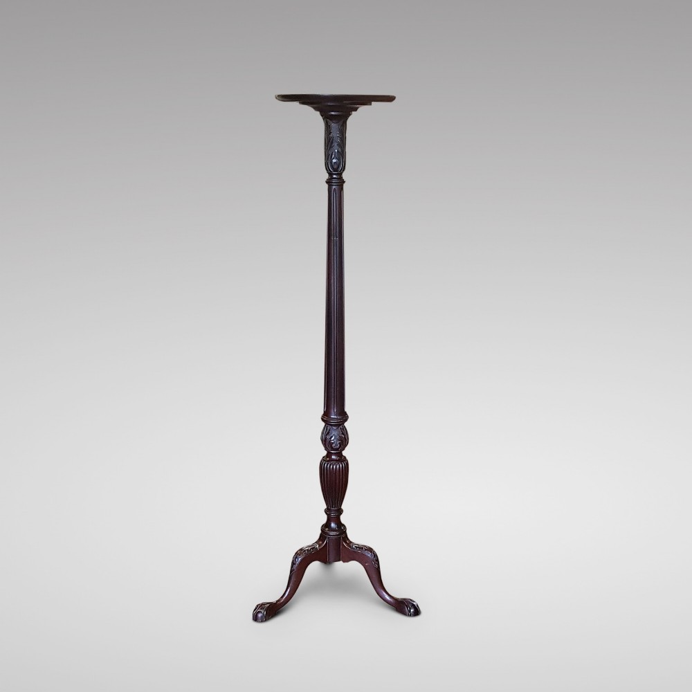 Edwardian Mahogany Tripod Torchere