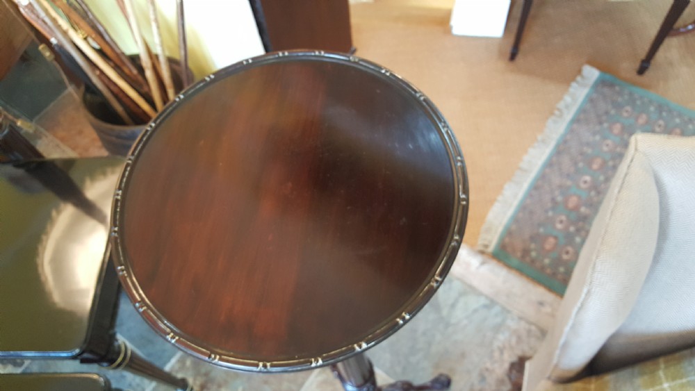 Edwardian Mahogany Tripod Torchere View III