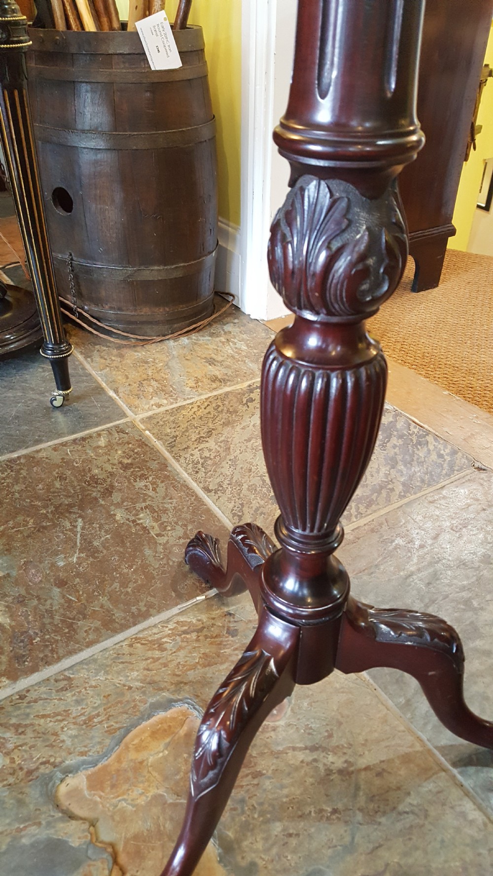Edwardian Mahogany Tripod Torchere View IV