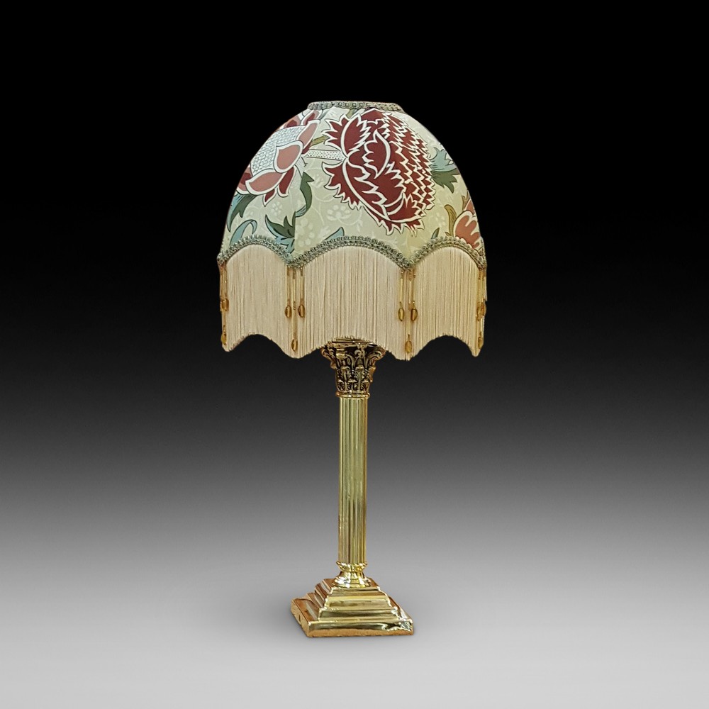 Edwardian Brass Table Lamp