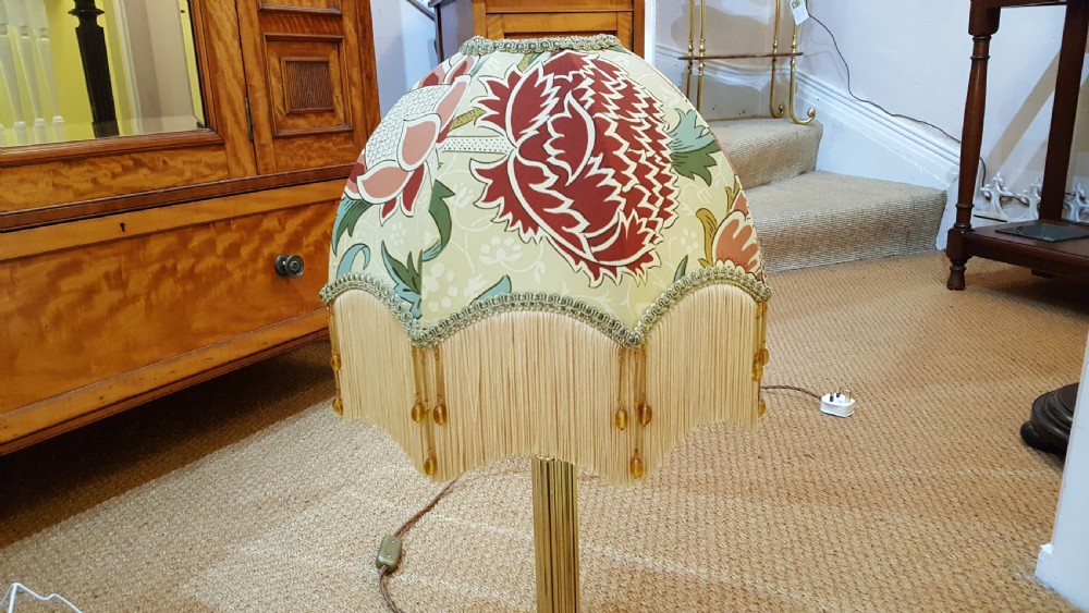 Edwardian Brass Table Lamp View II