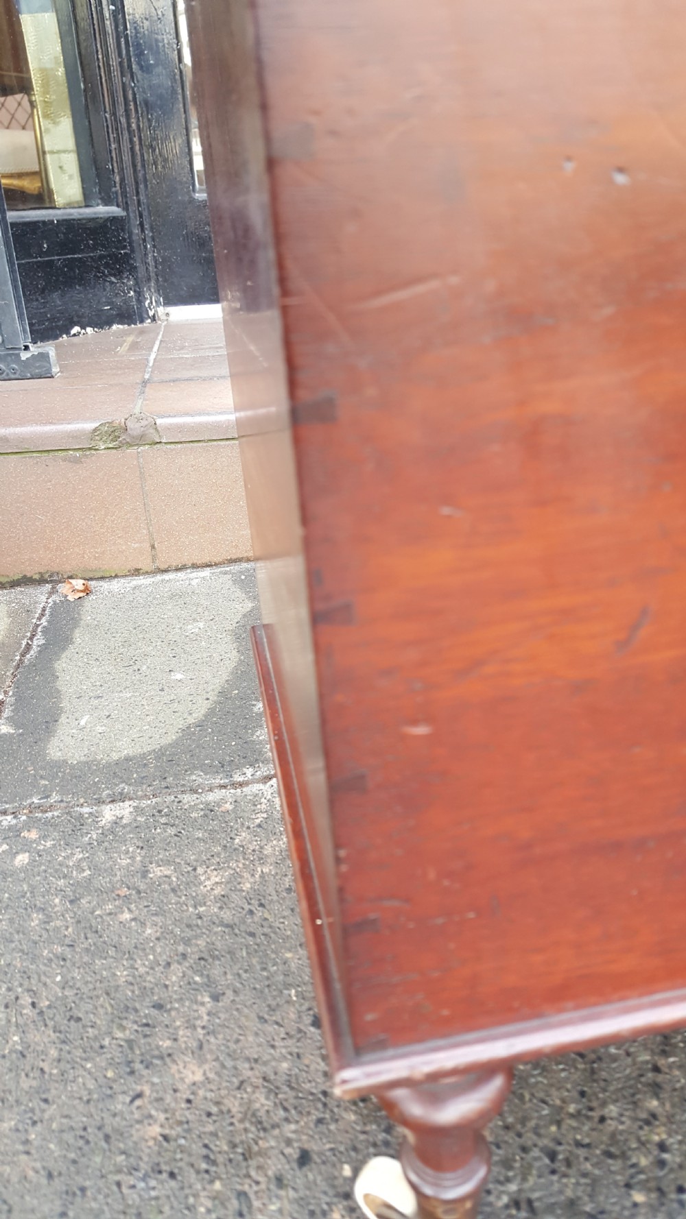 Victorian Solid Mahogany Music Canterbury View III