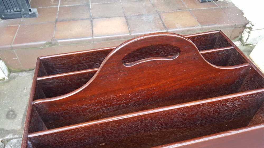 Victorian Solid Mahogany Music Canterbury View V